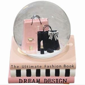At Home The Ultimate Fashion Dream Design Book Light Up Glitter Snow Globe